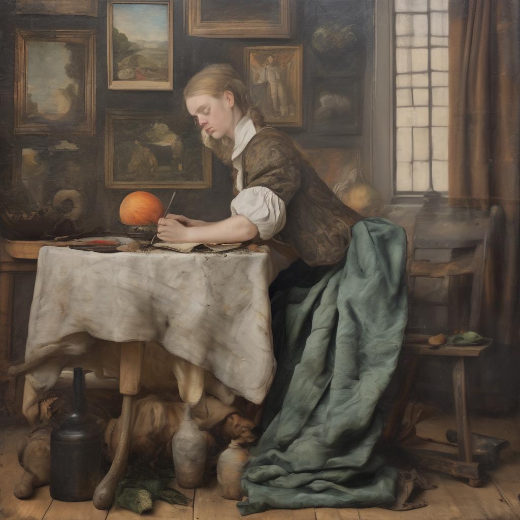 Ο μοναδικός ύφος και οι τεχνικές του καλλιτέχνη